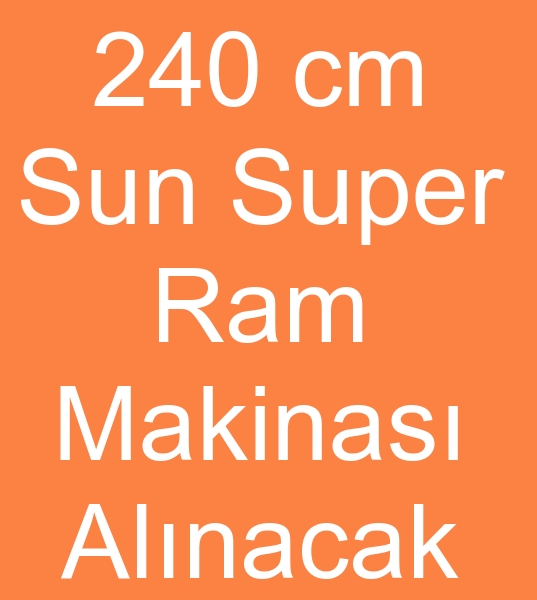 Il Sung Sun Super Ram makinas arayanlar, Satlk Sun super ram makinas arayanlar, 