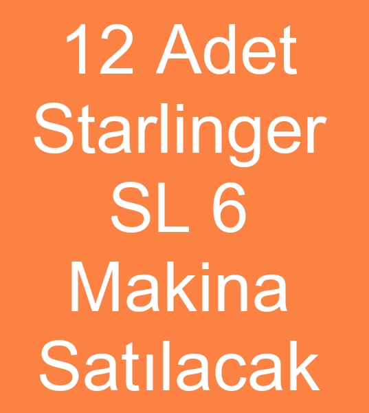 Satlk sl 6 Starlinger PP uval rme makinalar, kinci el sl 6 Starlinger PP uval rme makineleri,