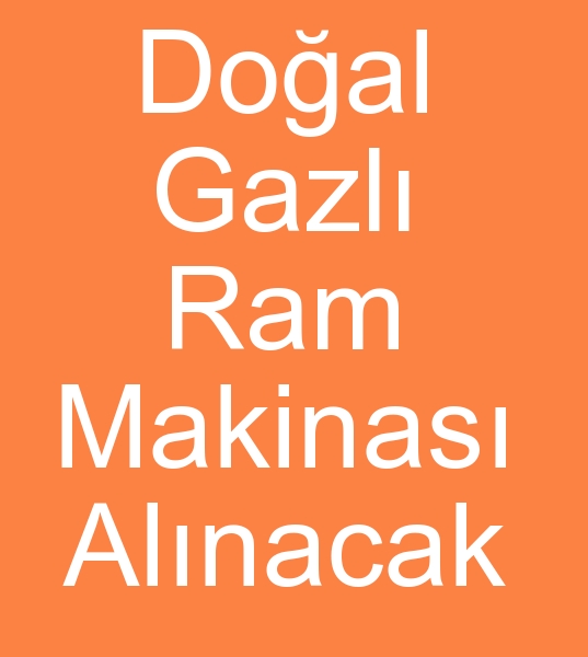 Doal gazl ram makinas arayanlar, Gazl ram makinesi arayanlar, 