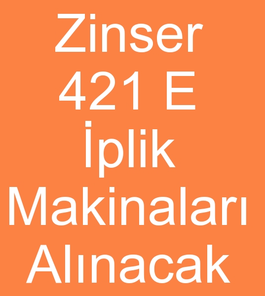  Satlk zinser 421 e iplik makinalar arayanlar, kinci el Zinser 421 e iplik makinalar arayanlar