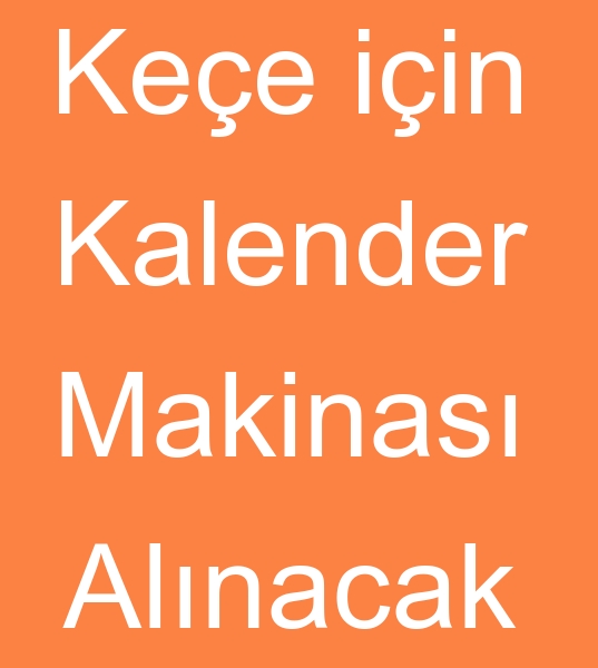 kinci el kalender makinalar, Satlk kalender makineleri arayanlar