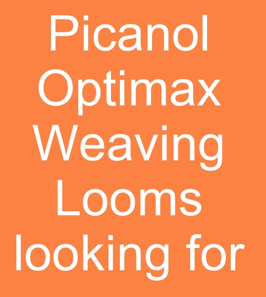  220 cm Picanol optimax weaving machines benches will be