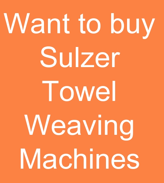 Sulzer tps 600 towel looms machines, Sulzer tps 600 towel weaving machines