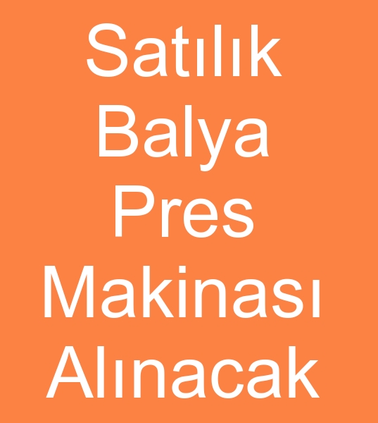 Satlk balya presleme makinas arayanlar, kinci el balya presleme  makinesi arayanlar, 