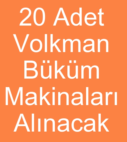 Satlk volkman bkm makinas arayanlar, kinci el volkman bkm makinesi arayanlar, 