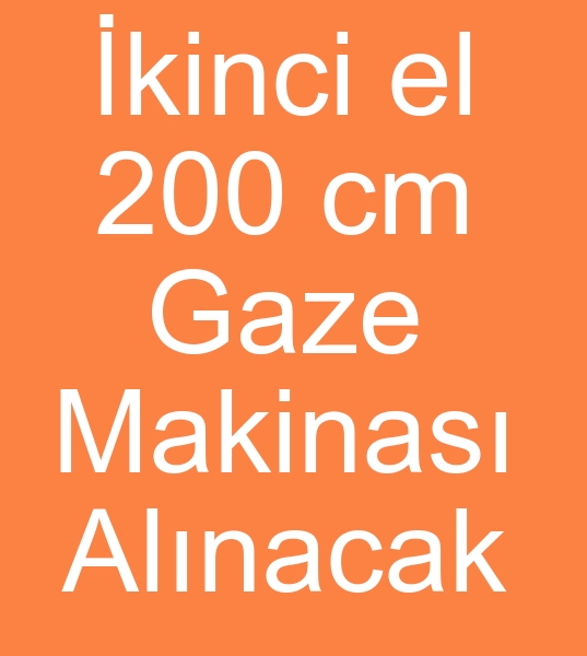 kinci el gaze makineler, Satlk gaze makinesi, kinci el gaze makinas arayanlar,