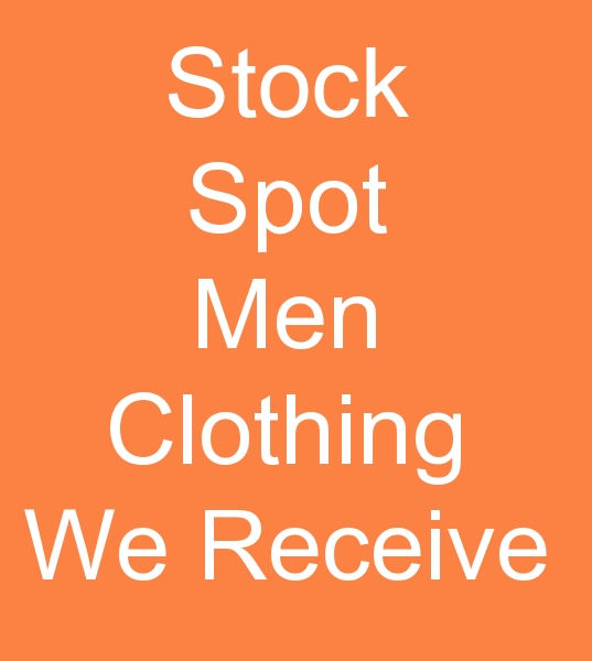 We want to buy Stock men's classic clothing, Suits, Jackets, Coats, Trousers, Pulovers, Shirts, T-shirts etc<br><br>Our company  deals with men's clothes in Hungary since 2001.
We have a big outlet retail store in Budapest.<br><br>
We want to buy men's classic clothing: <br>
suits, jackets, coats, trousers, pulovers, shirts, T-shirts etc.<br><br>

We always look for A-grade new products, we don't buy used, second hand clothes.<br><br>
We usually buy stocks and bigger quantity. <br>
If you have any kind of men's clothes on stock you want to sell,<br>
please send me your offer with details!
