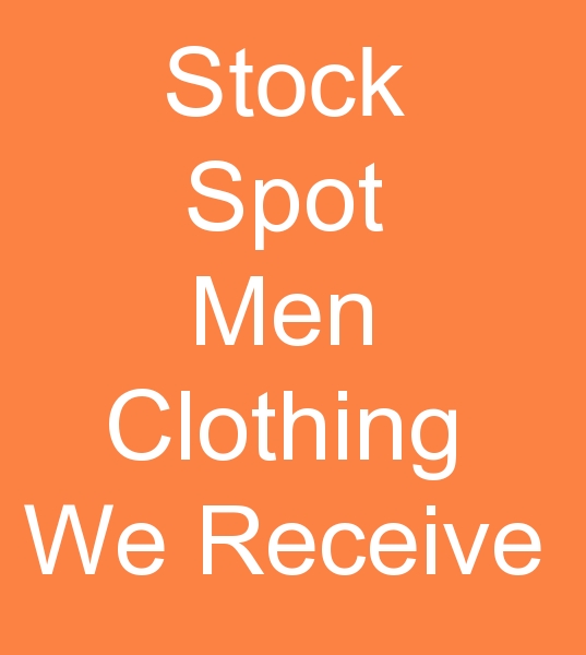 Buyer of stock menswear