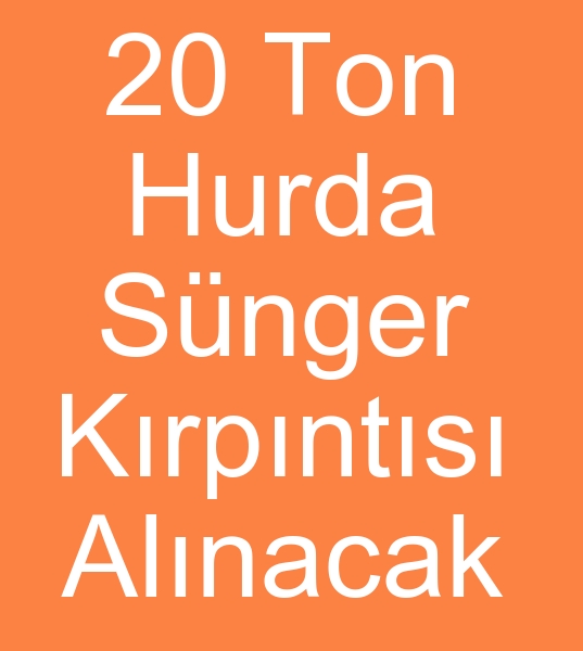 Hurda snger alcs, Snger hurdalar alcs, Krpk snger alcs,