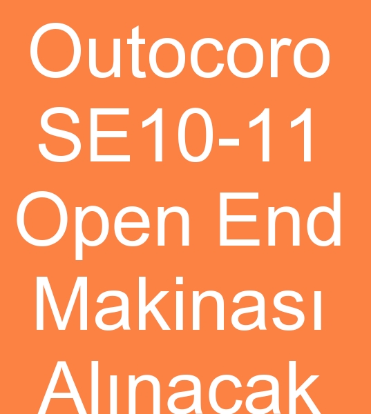 Outocoro SE10 Open End Makinas Alnacak