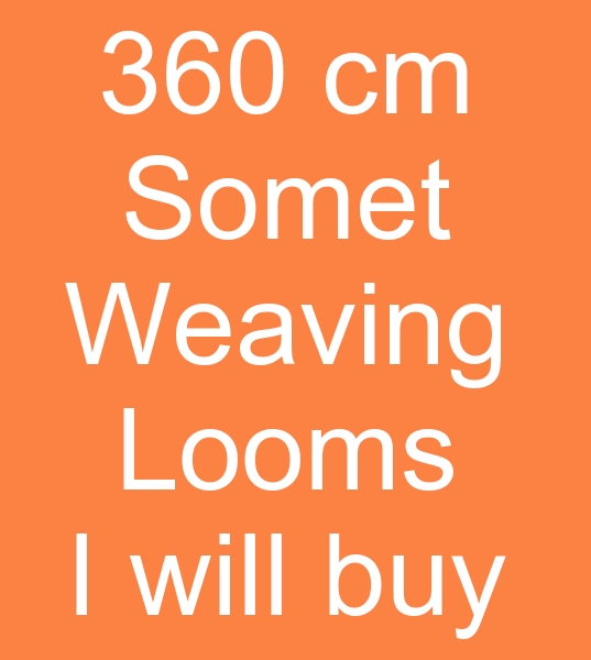 I want to buy 360 cm Somet Alfa Weaving machines for India