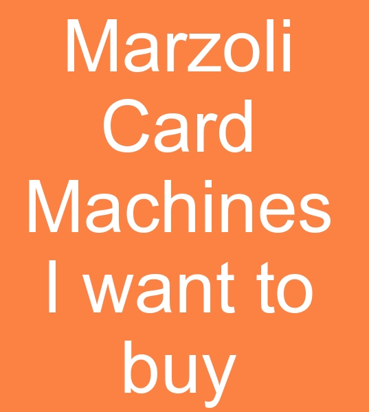 Хотим купить кардочесальные машины Marzoli для кукурузы<br><br>Внимание тем, у кого есть карты на продажу, и продавцам бывших в употреблении кардочесальных машин Marzoli! <br><br>Мы ищем чесальную машину Marzoli 6 шт.