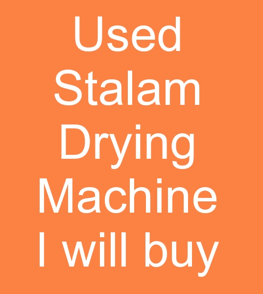 I want to buy Stalam Dryer for Pakistan<br><br>Attention to those who have Stalam dryers for sale and sellers of second-hand Stalam dryers!<br><br>
I am looking for a 85 kw Water-cooled Stalam dryer for Pakistan, 2010 and above models.