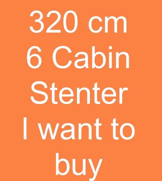 320 cm Stenter machine, 6 Chamber stenter machine, Oil stenter machine,
