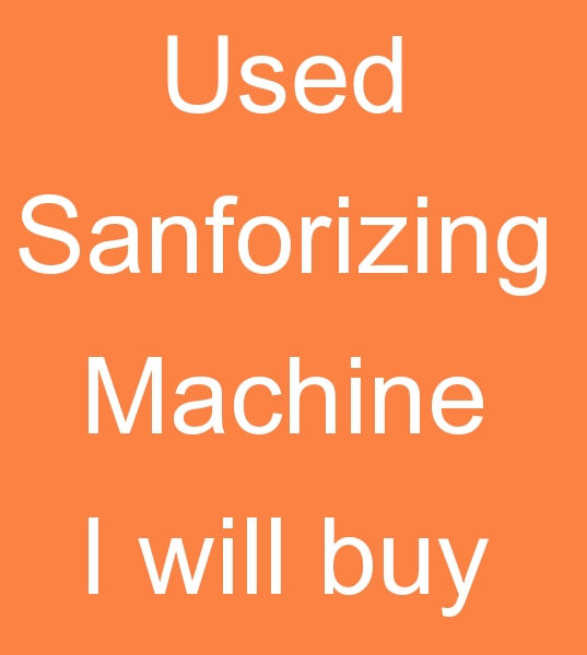 Those looking for Sanforizing For Sale, Those looking for Second Hand Sanforizing,