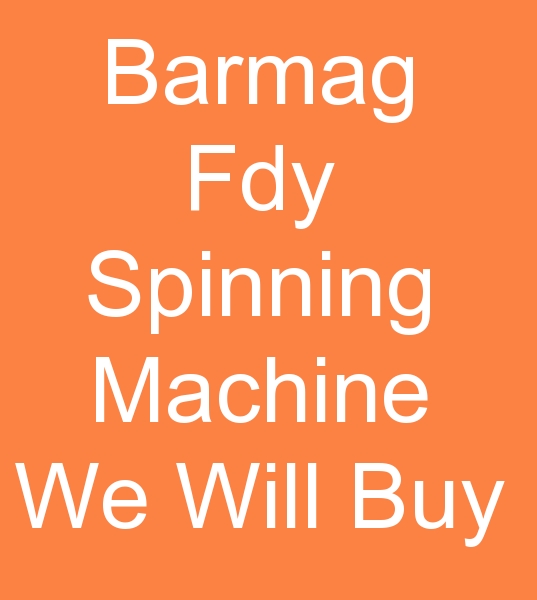 Мы хотим купить машины Barmag FDY - Poy для Ирана.<br><br>Ищем прядильные машины Barmag Fdy, машины Barmag Poy до 8 позиций 2010 года + модели для Ирана.