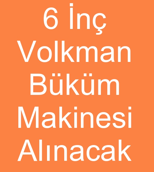 Satlk Volkman bkm makinas, knci el 6 n iplik bkm makinesi aryorum