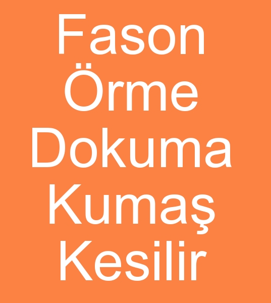 Fason kuma kesimcisi, Kuma fason kesimcisi, Fason kuma kesim atlyesi