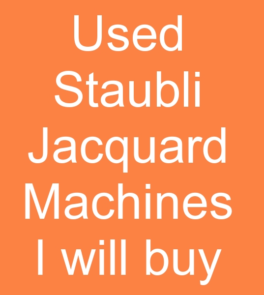 Staubli jacquard machines, Those looking for 3072 Hook Staubli jacquard machines for sale,