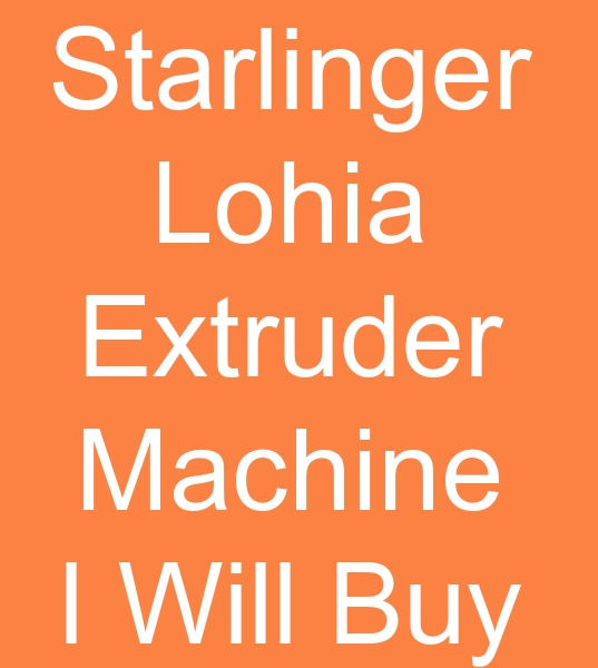 We want to buy Starlinger or Lohia Extruder PP Yarn line for Egypt<br><br>Attention to those who have Extruder PP Yarn Machines for sale and sellers of second-hand PP Production machines! <br><br> We are looking for 2010 and + models, 500 Kg and 600 Kg per hour Capacity, Starlinger Extruder machine and Lohia Extruder, PP Yarn production line machines
