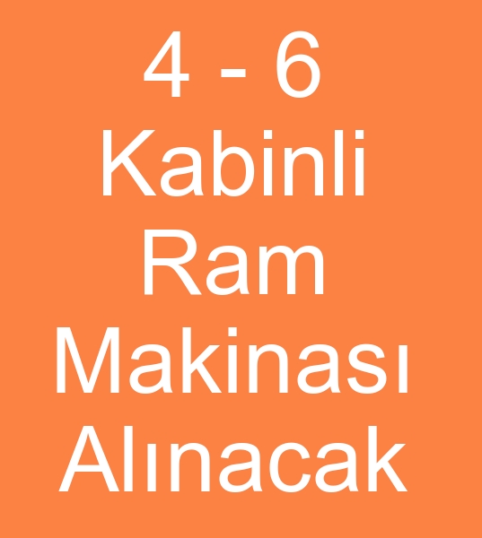 Satlk 4 Kabin ram makinas, Satlk 6 Kabin ram makinesi aryoruz