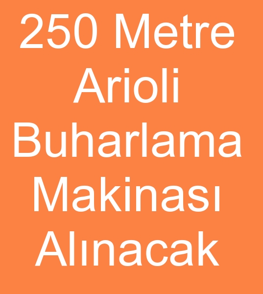 kinci el Buharlama makinas alnacak