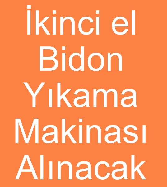 Satlk Bidon Ykama makinas aryoruz