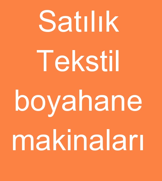 Satlk Tekstil boyahane makinalar