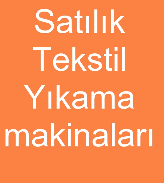 Satlk Tekstil Ykama makinalar